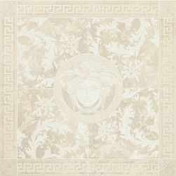 Керамическая плитка Versace Marble 240421 Rosone Levigato Bianco Панно 117,2х117,2 см