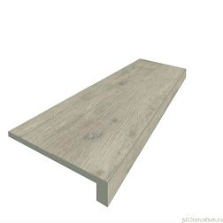 Coliseum Gres Брента Уайт Белая Натуральная Ступень фронтальная 33х90 см