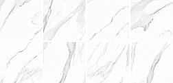 Керамическая плитка AGL Tiles Thasos Statuario Polished Белый Полированный Ректифицированный Керамогранит 60x60 см