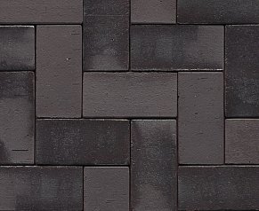 Westerwalder Klinker Тротуарная брусчатка PK15 Schwarz-bunt 20х10х5,2 см