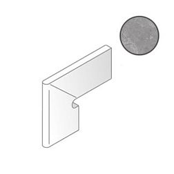 Керамическая плитка Cerdomus Supreme Battiscala Sn Grey Lev 75498 Бордюр 4,8x60 см