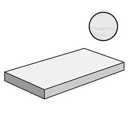 Керамическая плитка Cerdomus Skorpion Angolo Dx Grad.C.Retta Silver Nat 80274 Ступень 33x120 см