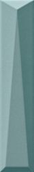 Керамическая плитка Ava Ceramica UP Lingotto Green Matte Зеленая Матовая Настенная плитка 5x25 см