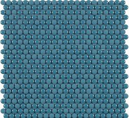 Керамическая плитка Dune Glass Mosaics Dots Blue Мозаика 28,2х28,5 см