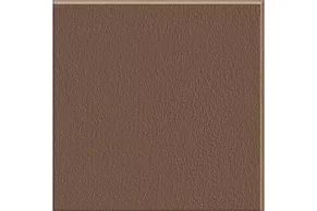 Paradyz Sundown Terra Коричневая Матовая Ступень угловая с капиносом 33х33 см