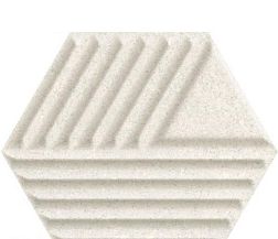 Paradyz Space Dust Grys Heksagon Struktura C Серая Матовая Настенная плитка 17,1x19,8 см