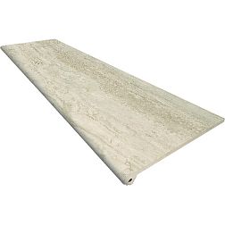 Керамическая плитка Exagres Marbles Peld. Travertino Ступень 33x120x3 см