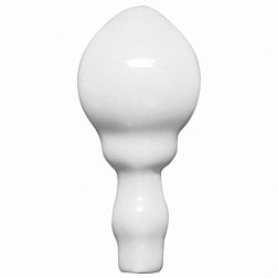 Керамическая плитка Adex Neri ADNE5164 Angulo Moldura Italiana PB Blanco Z Угол h 5 см см