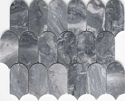 Керамическая плитка Orro Mosaic Orro Stone Asti Gray Серая Матовая Мозаика 26х31,5 см