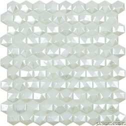 Vidrepur Hexagon Мозаика Hex Diamond № 350D Белый (на сетке) 31,7х31,7