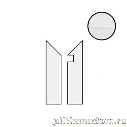 Керамическая плитка Cerdomus Skorpion Battiscala Dx Silver Nat 80232 Бордюр 4,8x60 см