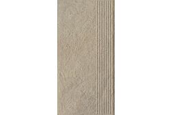 Paradyz Eremite Crema Бежевая Матовая структурная Ступень 30х60 см