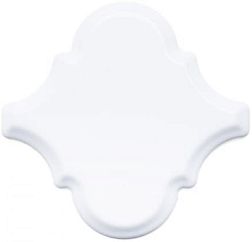 Керамическая плитка Adex Renaissance ADST8001 Arabesco Biselado Snow Cap Декор 15х15 см