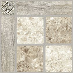 Евро-Керамика Палермо Бежевая 3 PL 1001 Матовая Напольная плитка 40х40 см