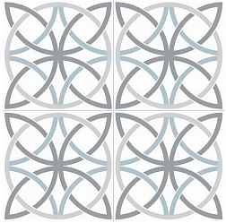 Керамическая плитка Dual Gres Chic Bosham White Напольная плитка 45x45 см