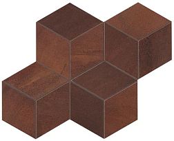 Керамическая плитка Atlas Concorde Blaze Corten Mosaico Esagono Matt (A0UP) Неглазурованный керамогранит 35х30 см