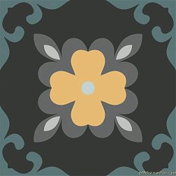 APE Ceramicas Dahlia Night Микс Матовый Керамогранит 15x15 см