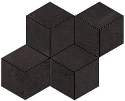 Керамическая плитка Atlas Concorde Blaze Iron Mosaico Esagono Matt (A0UQ) Неглазурованный керамогранит 35х30 см