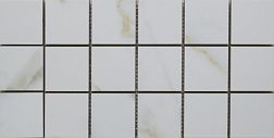 Керамическая плитка Keratile Aston Gold Pulido Бежевая Полированная Мозаика 15х30 см