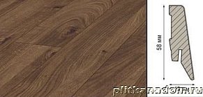 Плинтус Kronotex Ktex1 МДФ 58x19 мм D 3076