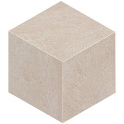 Керамическая плитка Estima Tramontana TN00 Cube Ivory Бежевая Матовая Мозаика 25x29 см