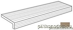 Керамическая плитка Atlas Concorde Etic Rovere Grigio Elemento L Strutturato Ступень структур. 22,5x90x4 см