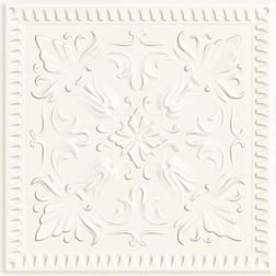 Paradyz Classy chic Bianco Struktura C Белая Матовая Настенная плитка 19,8x19,8 см