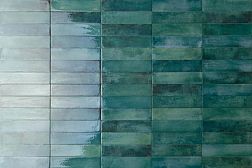 Керамическая плитка RHS Ceramiche (Rondine group) Mojave J91282 Sea Water Голубой Глянцевый Керамогранит 6x25 см