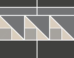 Top Cer Birmingham Border Микс Матовый Бордюр 24x30 см