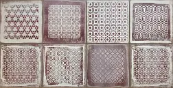 Керамическая плитка Decocer Toscana Rose Deco Mix Керамогранит 20x20