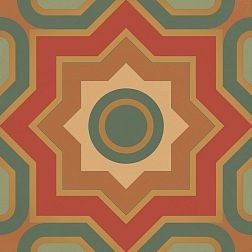 Simpolo Ceramics Mandala Gold Микс Матовый Керамогранит 19,8х19,8 см