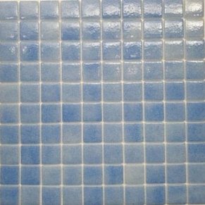 Gidrostroy Стеклянная мозаика QB-001 Голубая Глянцевая 3x3 31,7x31,7 см