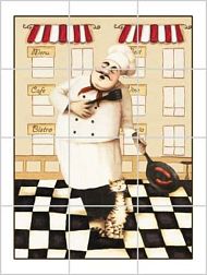 Фотоплитка Cooks Панно 25.8(39) 30х40 см