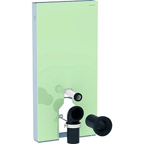 Geberit Monolith 131.001.SL.5 Сантехнический модуль для напольного унитаза 101, Стекло-Мята