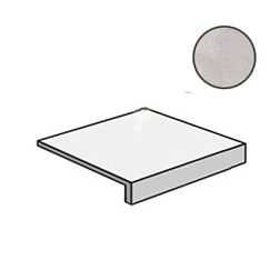 Керамическая плитка Stroeher Selected 980 Grau Loftstufe Серая Матовая Ступень угловая 34x34x3,5 см