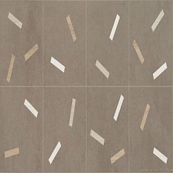 Керамическая плитка Creto Naomi Sticks Коричневая Матовая Настенная плитка 30х60 см