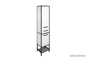 Sanflor Норд Пенал R Белый, Черный муар 35,2х30х165,5