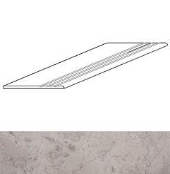 Seranit Fibre Grey Лаппатированная Ступень с насечками 30х120 см