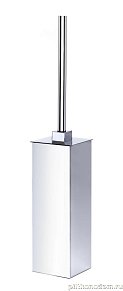 Surya Metall, квадратный напольный ерш с крышкой 7х7хh41 см, золото, 9725/GO