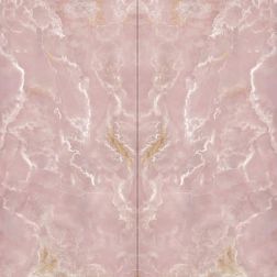 Керамическая плитка Zodiac Ceramica Rose Pink Polished Розовый Полированный Керамогранит 120x260 см