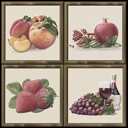 Керамическая плитка Heralgi Garden Dec Fruit Warm Декор 15х15 см