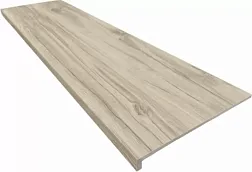 Exagres Lizana Peld. Recto Haya C-1 Бежевая Матовая Ступень фронтальная 33x120 см