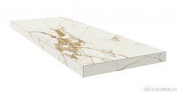 Coliseum Gres Помпеи 620070002160 Уайт угловая правая Ступень 33x90 см