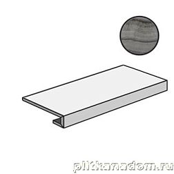 Керамическая плитка Cerdomus Skorpion Gradino C.Retta Black Nat 80257 Ступень 33x120 см