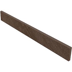 Керамическая плитка Estima Gabbro GB 04 Brown Коричневый Неполированный Плинтус 7х60 см