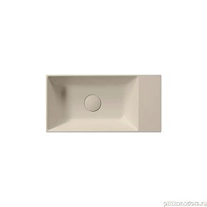 GSI KUBE Раковина X 50x25 без перелива бежевый матовый (9486008)