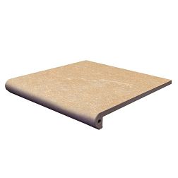 Керамическая плитка Exagres Stone Ocre Peldano Fiorentino Фронтальная ступень 33х33