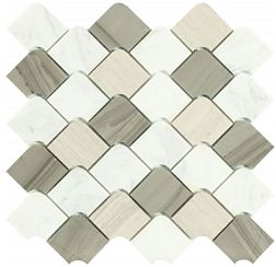 Керамическая плитка Dune Glass Mosaics Kontrast Мозаика 27х28 см