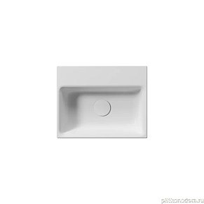 GSI NUBES Раковина 40x32 без перелива белый матовый (9684109)