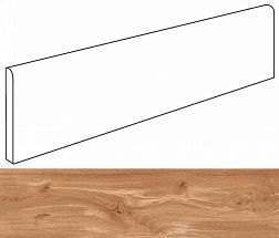 Atlas Concorde Russia Rive Dolce Riva Battiscopa Коричневый Матовый Плинтус 7,2x80 см